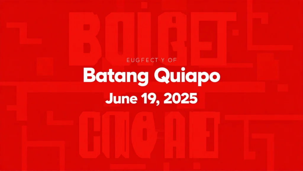Batang Quiapo June 19 2025