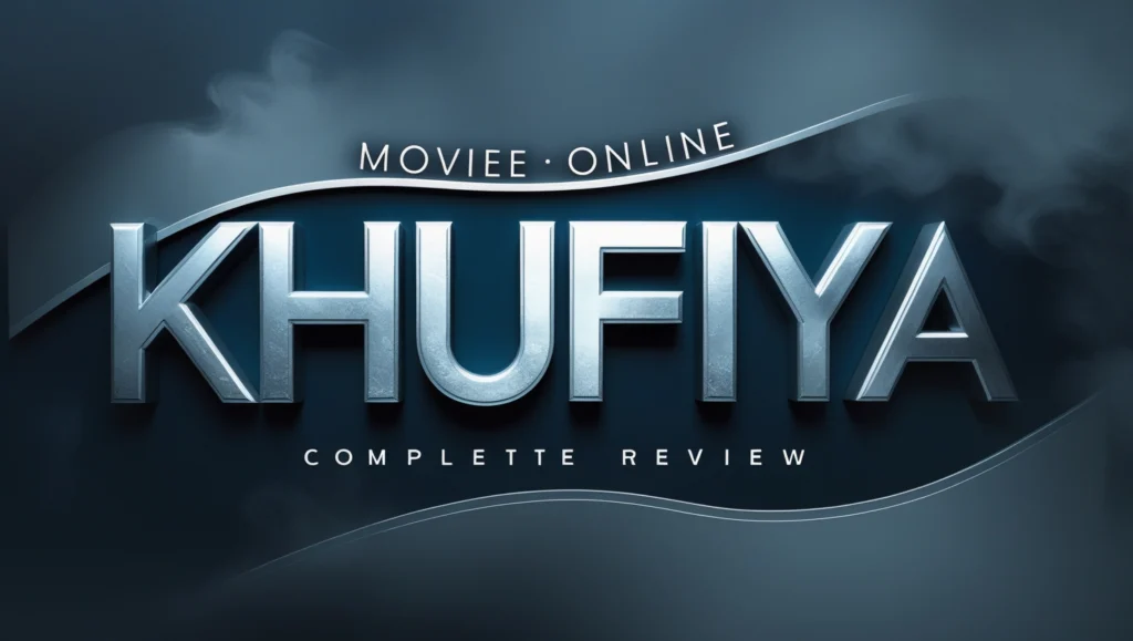 Khufiya Movie